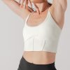 Tops POPFLEX | Plie Corset Crop Bralette - Cream