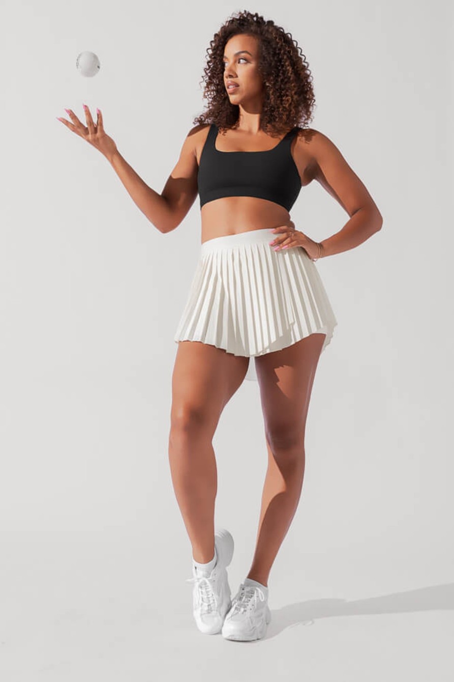 Bottoms POPFLEX | Ace 'Em Pleated Skort - Sugar