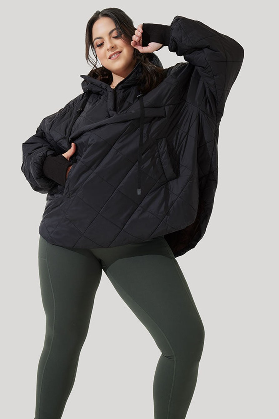 Tops POPFLEX | Pillow Packable Puffer Jacket - Black