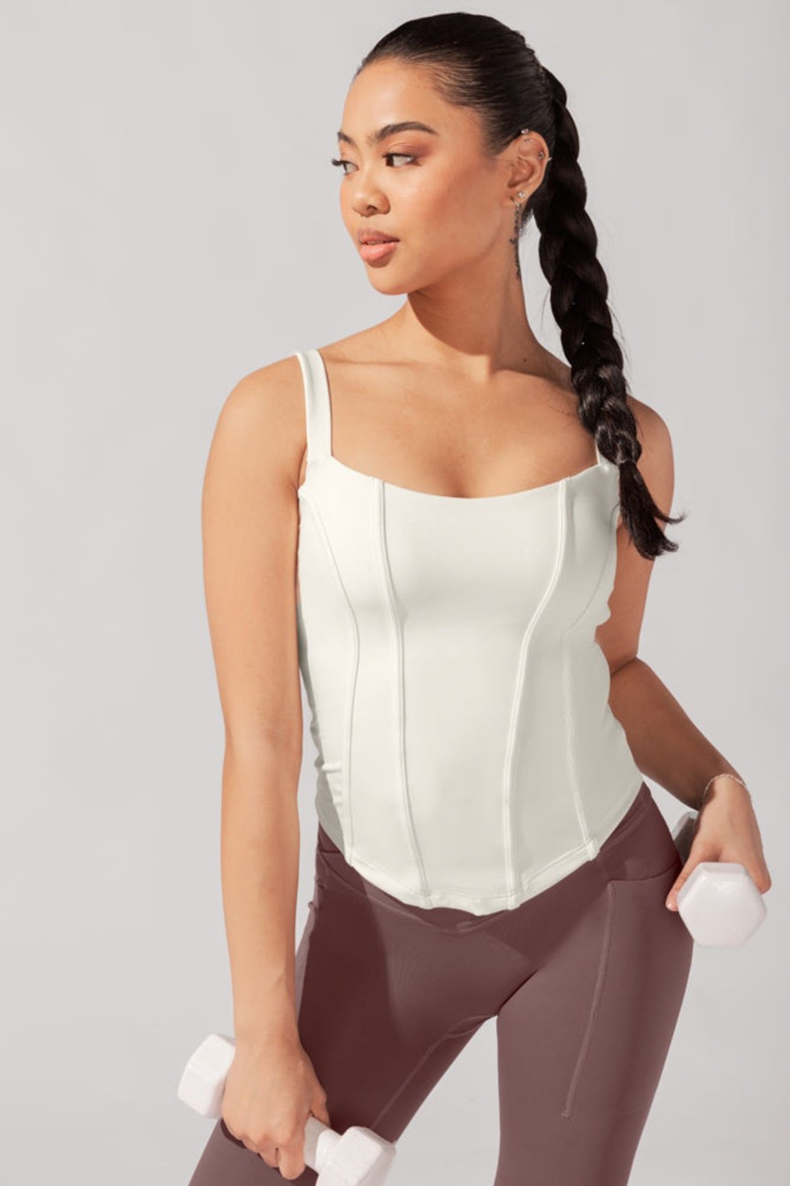 Tops POPFLEX | Corset Cami - Coconut Cream