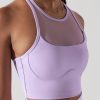 Tops POPFLEX | Celeste Mesh Crop Bralette - Digital Lavender