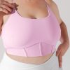 Tops POPFLEX | Plie Corset Crop Bralette - Bubblegum