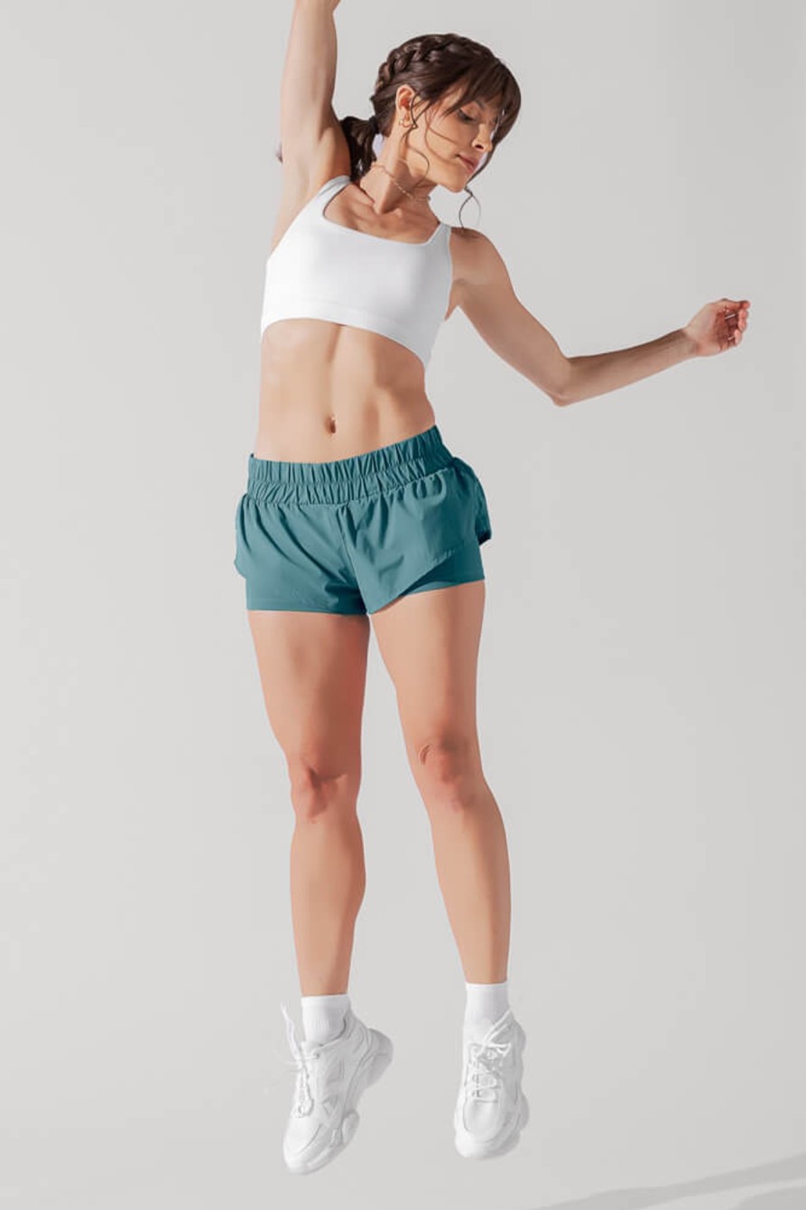 Bottoms POPFLEX | Low Rise Supershort - Arctic Teal