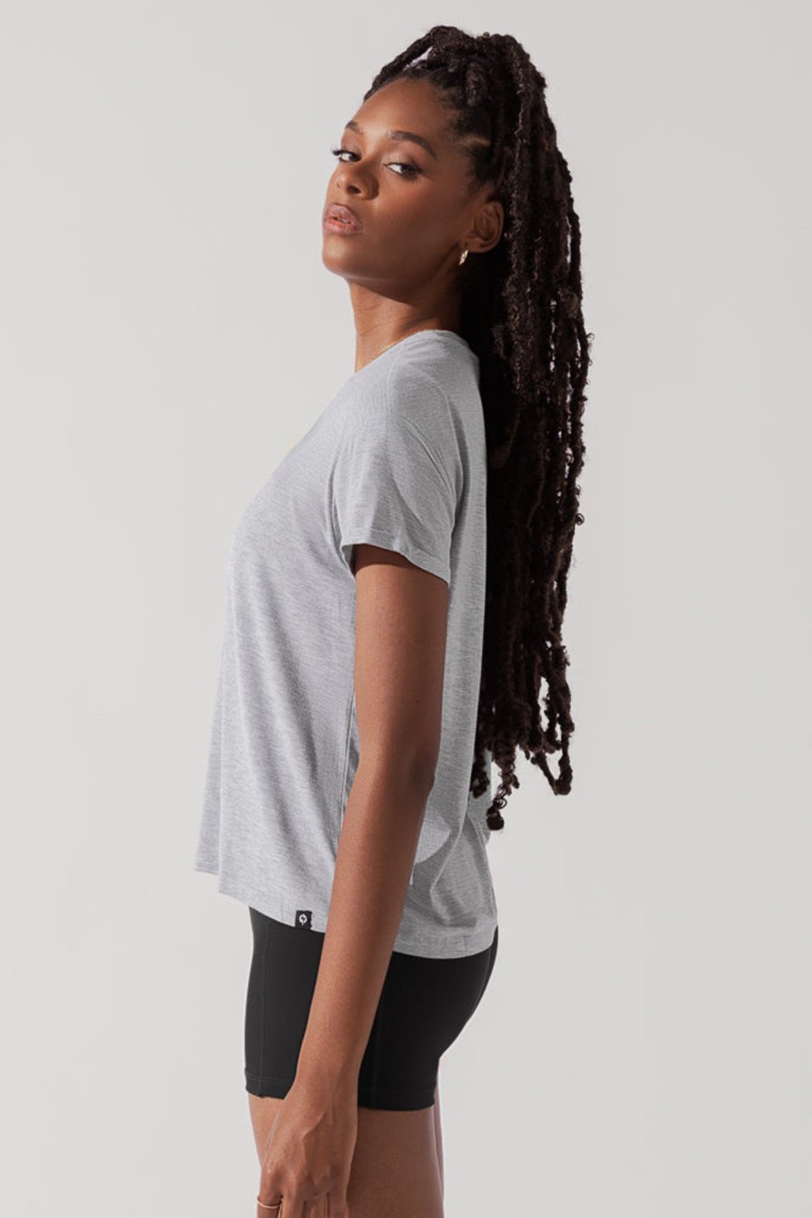 Tops POPFLEX | The Perfect Tee - Heather Grey