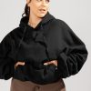 Tops POPFLEX | Pullover Cloud Hoodie - Black