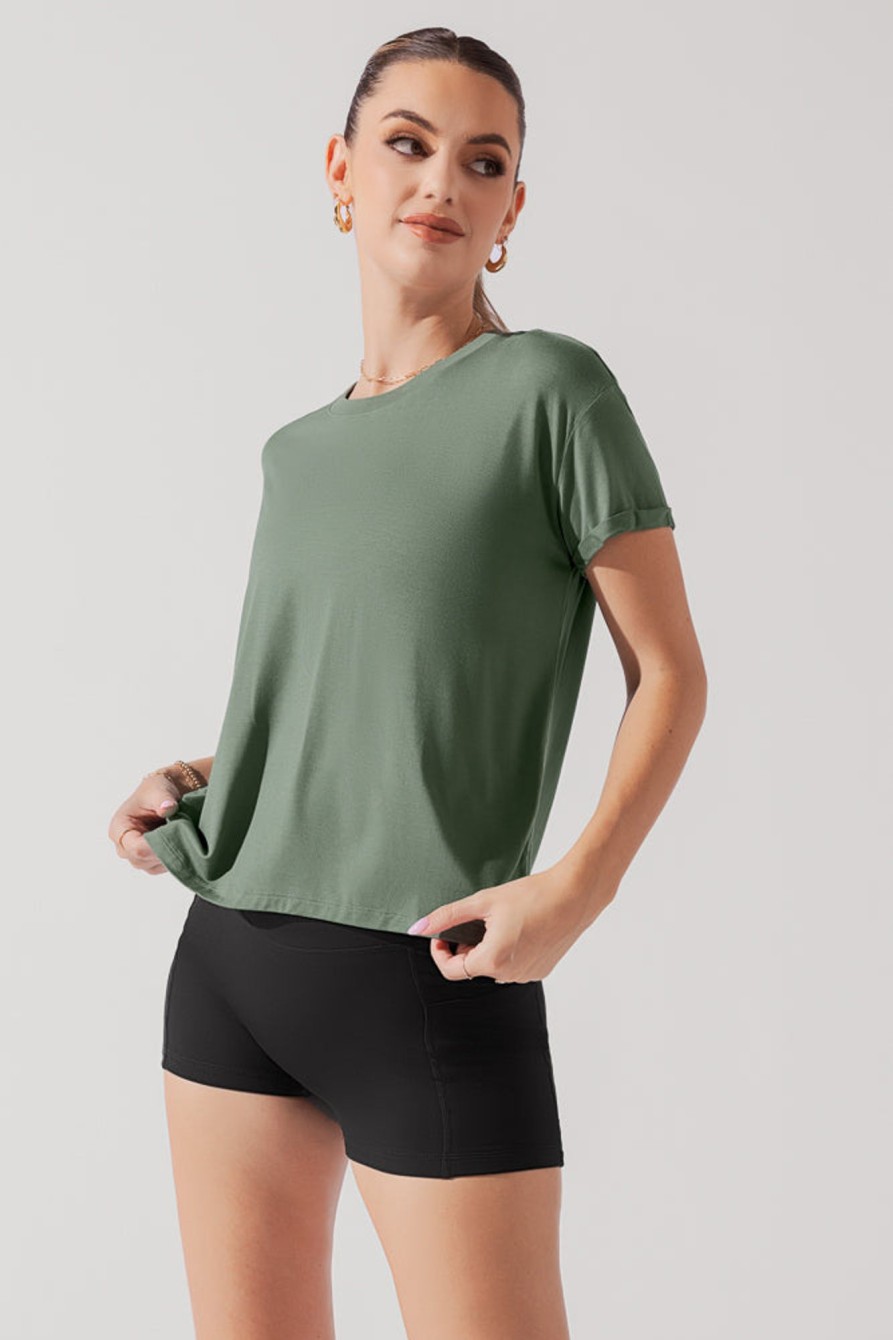 Tops POPFLEX | The Perfect Tee - Leaf Green