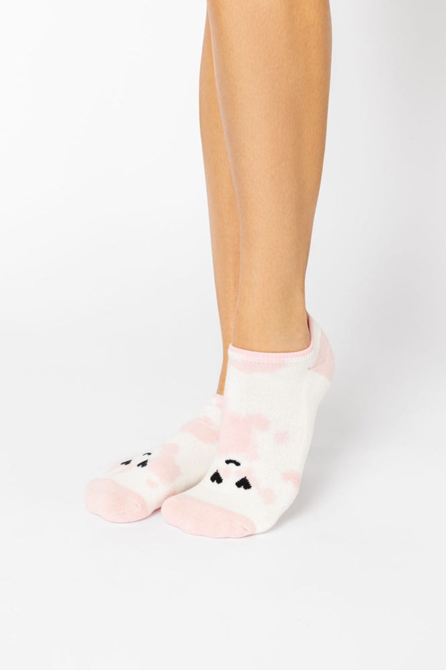 Accessories POPFLEX | Heart Eyes Low Rise Socks - Pink Tie Dye