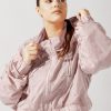 Tops POPFLEX | Whimsical Breeze Windbreaker, Lightweight Oversized Jacket For Women - Blush Xxs/Xs