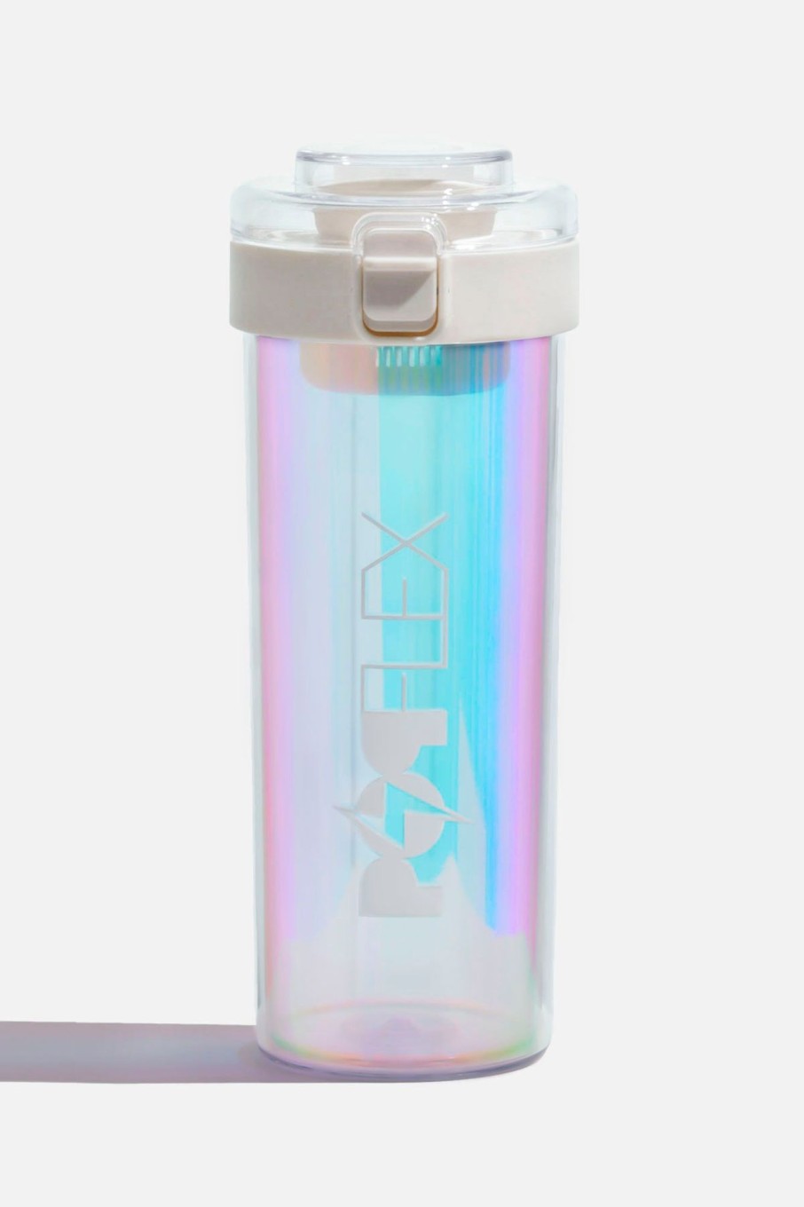 Workout POPFLEX | Iridescent Shaker Bottle - Cream