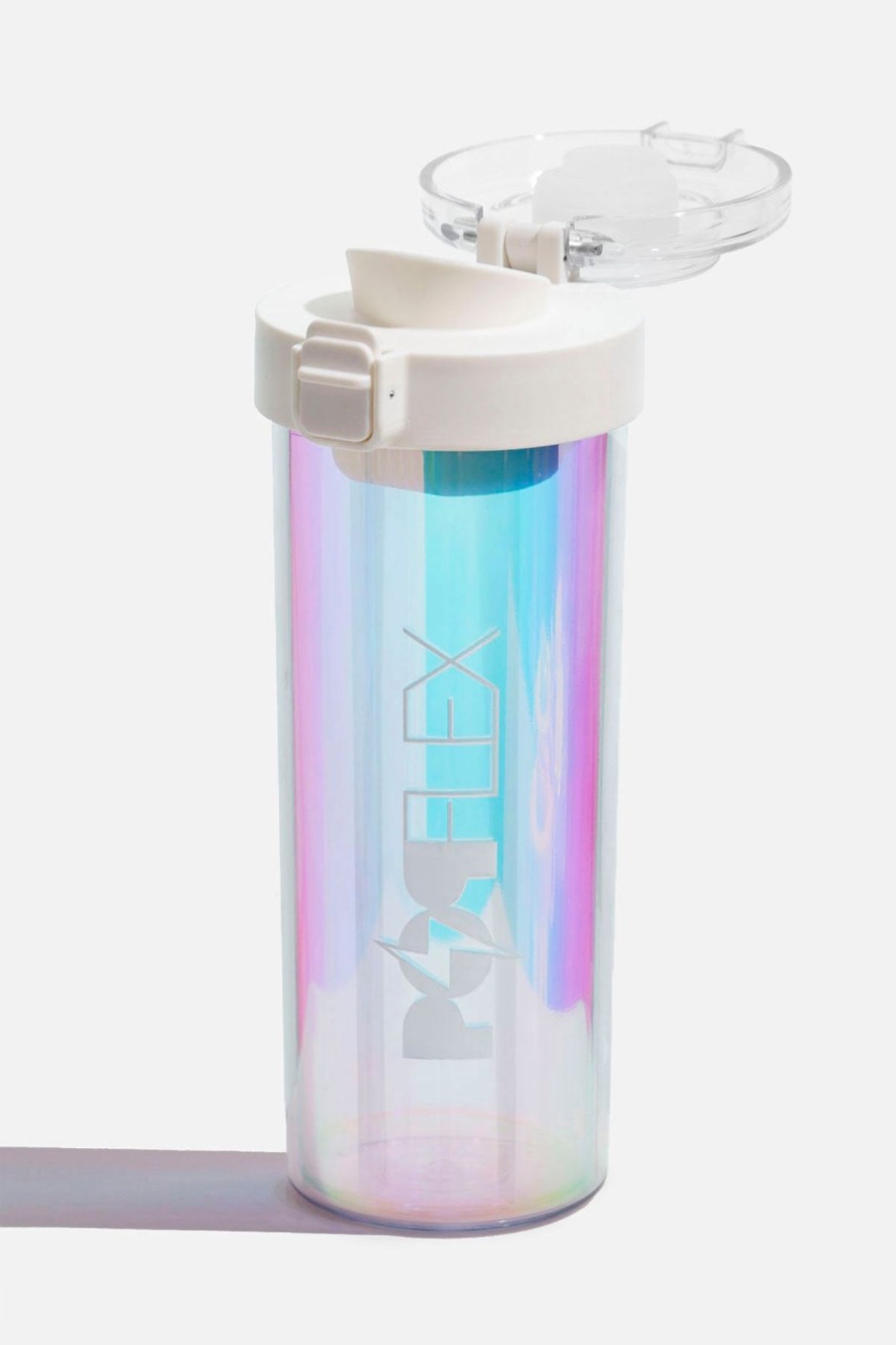 Workout POPFLEX | Iridescent Shaker Bottle - Cream