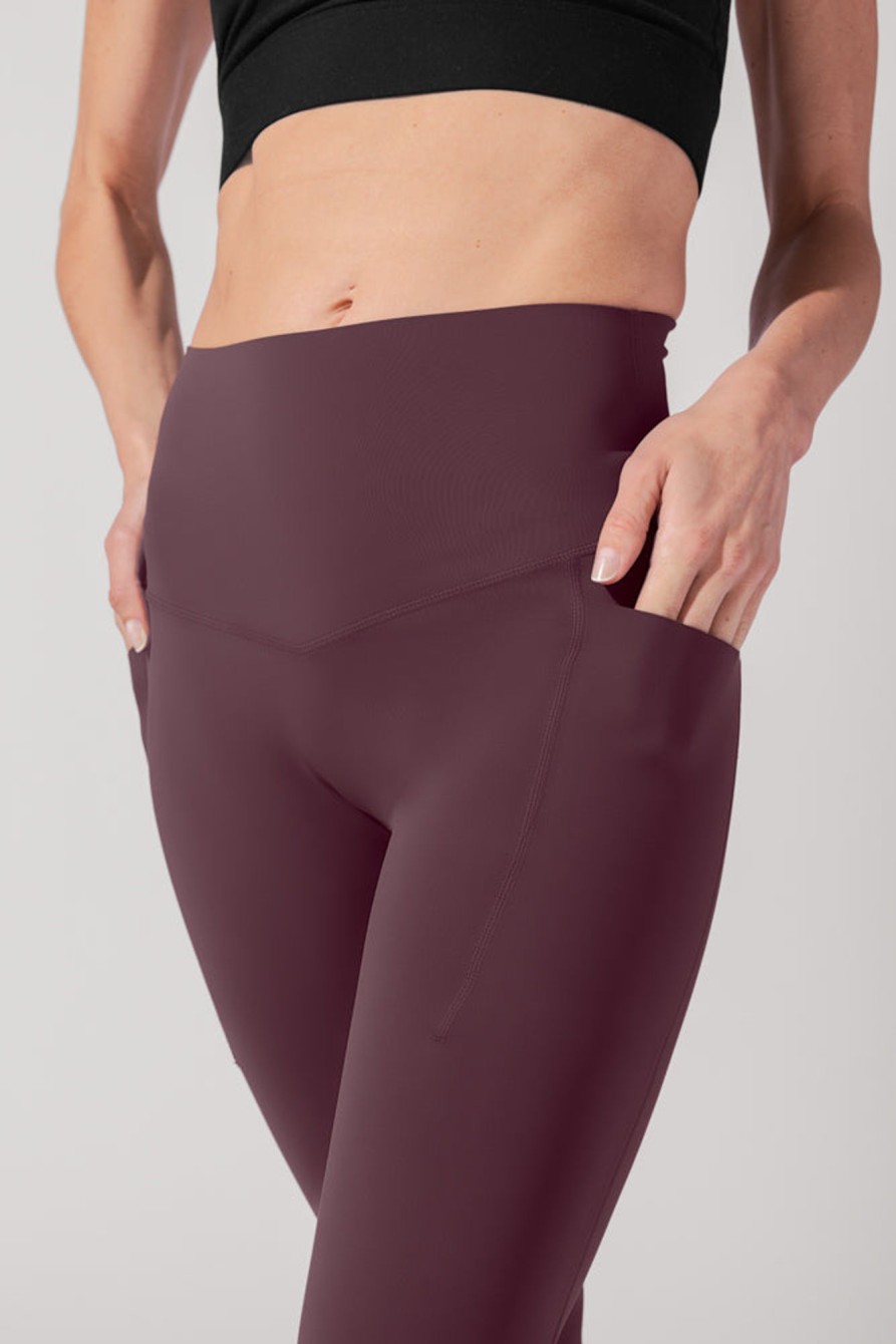 Bottoms POPFLEX | Supersculpt Leggings With Pockets (Pet Hair Resistant) - Pecan