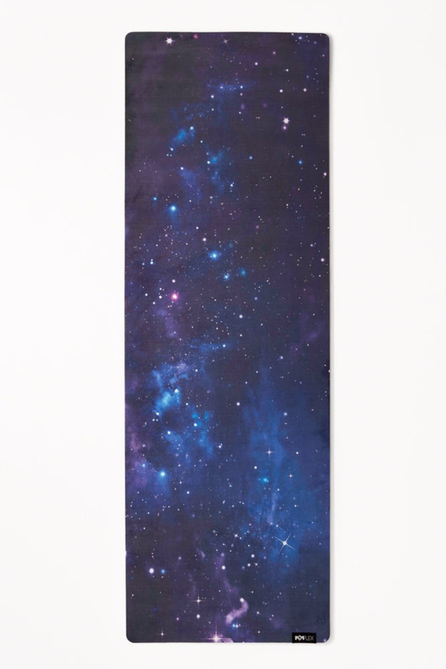 Workout POPFLEX | Vegan Suede Yoga Mat - Diamond Sky