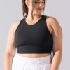 Tops POPFLEX | Sweat Sesh Crop Top - Black