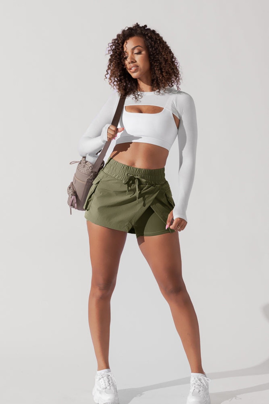 Bottoms POPFLEX | Hiking Superskort - Dark Olive