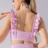 Tops POPFLEX | Romance Ruffle Bra - Bubblegum