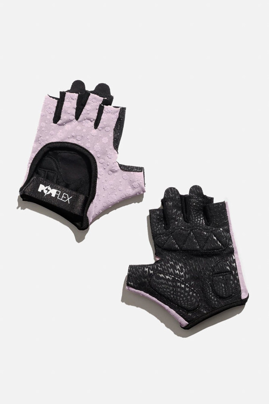 Workout POPFLEX | Luxe Mesh Training Gloves - Dusty Mauve Florals