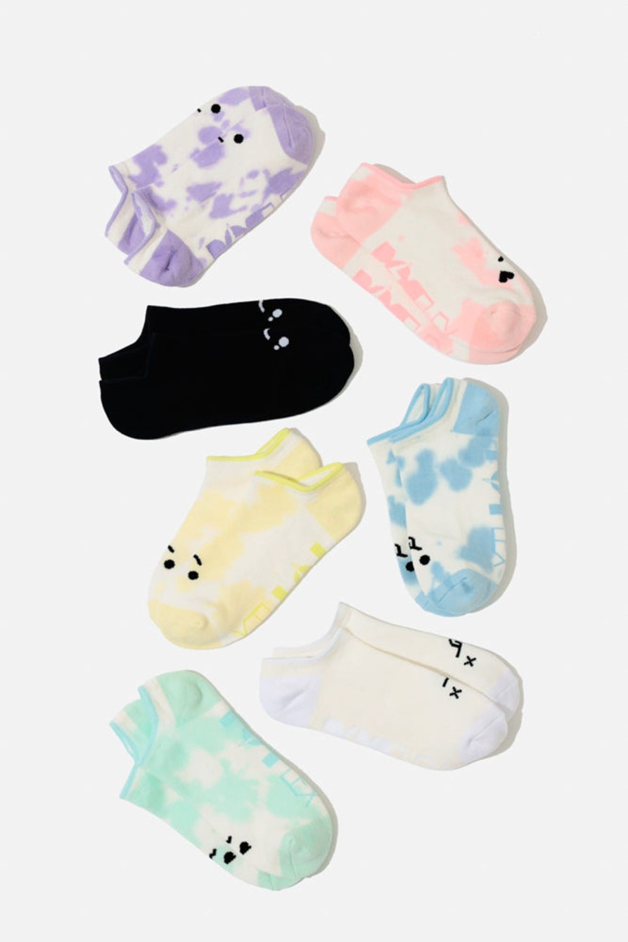 Accessories POPFLEX | Mixed Emotions Low Rise Sock Set - 7 Pack