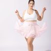 Bottoms POPFLEX | Pirouette Tiered Skort - Tutu Pink