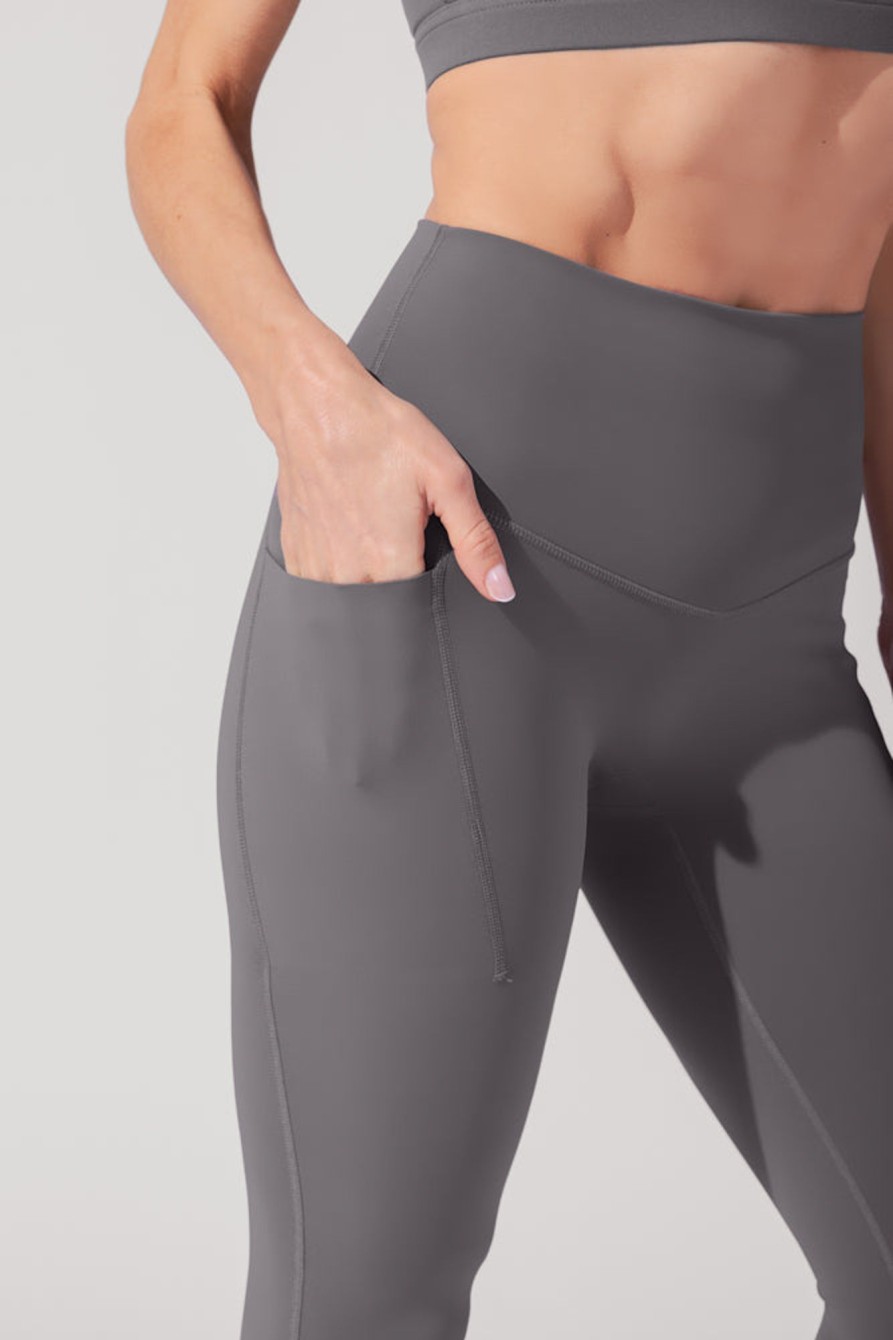 Bottoms POPFLEX | Supersculpt Leggings With Pockets (Pet Hair Resistant) - Slate