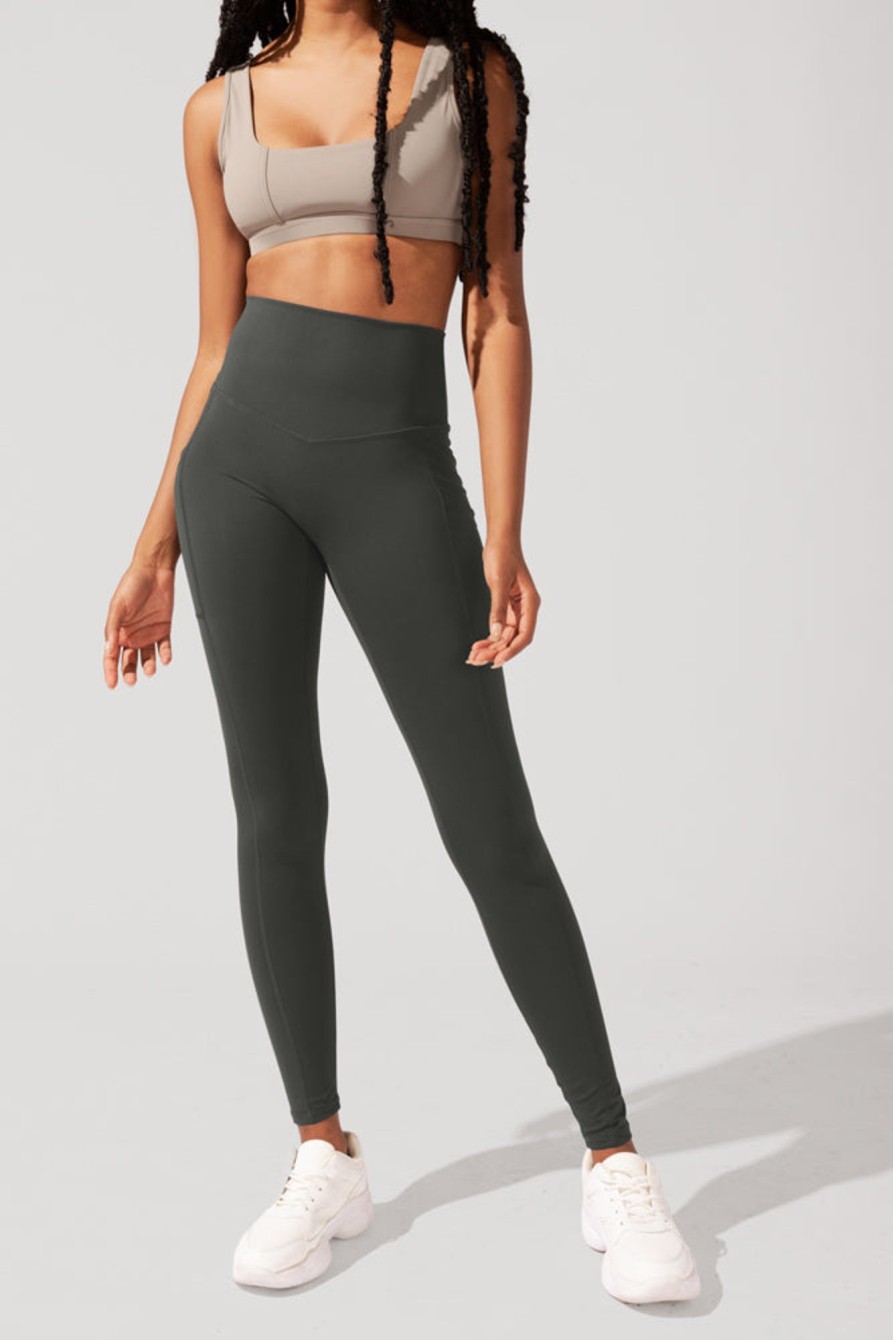 Bottoms POPFLEX | Supersculpt Leggings With Pockets (Soft Touch) - Forestwood