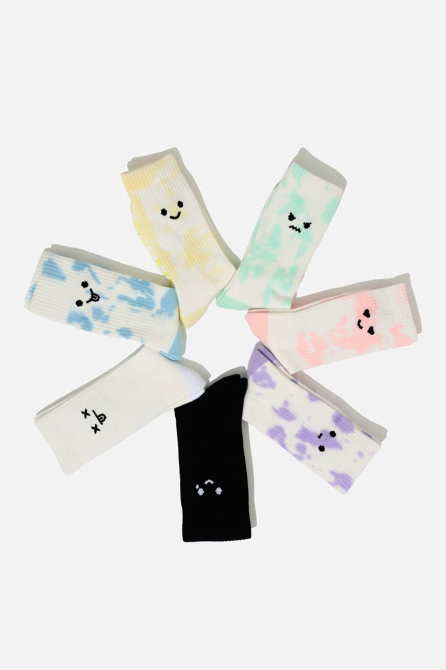 Accessories POPFLEX | Mixed Emotions Mid-Calf Gym Sock Set - 7 Pack