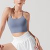 Tops POPFLEX | Flexy Crop Top - Blue Mist