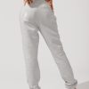 Bottoms POPFLEX | Cloud Rollover Oversized Sweatpant With Pockets For Women - Heather Grey M