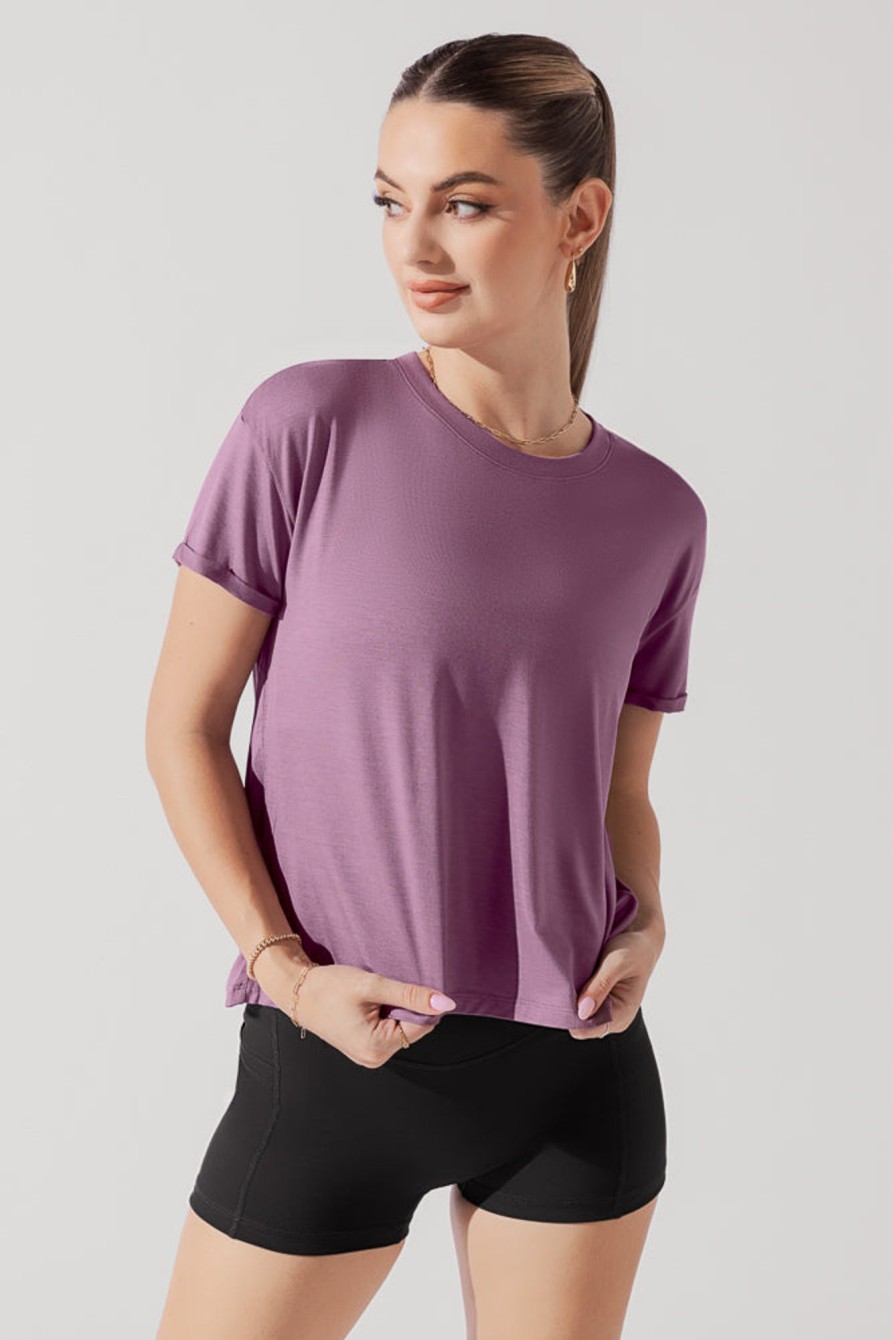 Tops POPFLEX | The Perfect Tee - Grape Shake