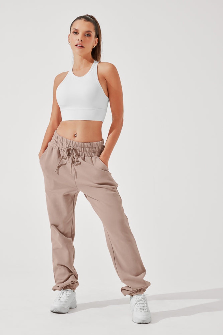 Bottoms POPFLEX | Ooey Gooey Sweatpant - Soft Beige