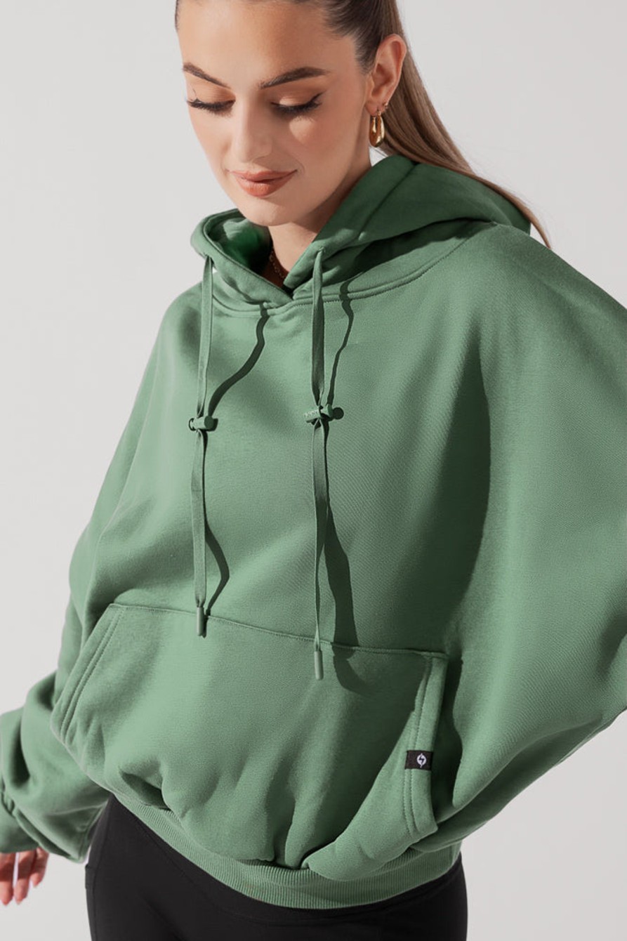 Tops POPFLEX | Pullover Cloud Hoodie - Juniper