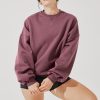 Tops POPFLEX | Cloud Crewneck Sweater - Merlot