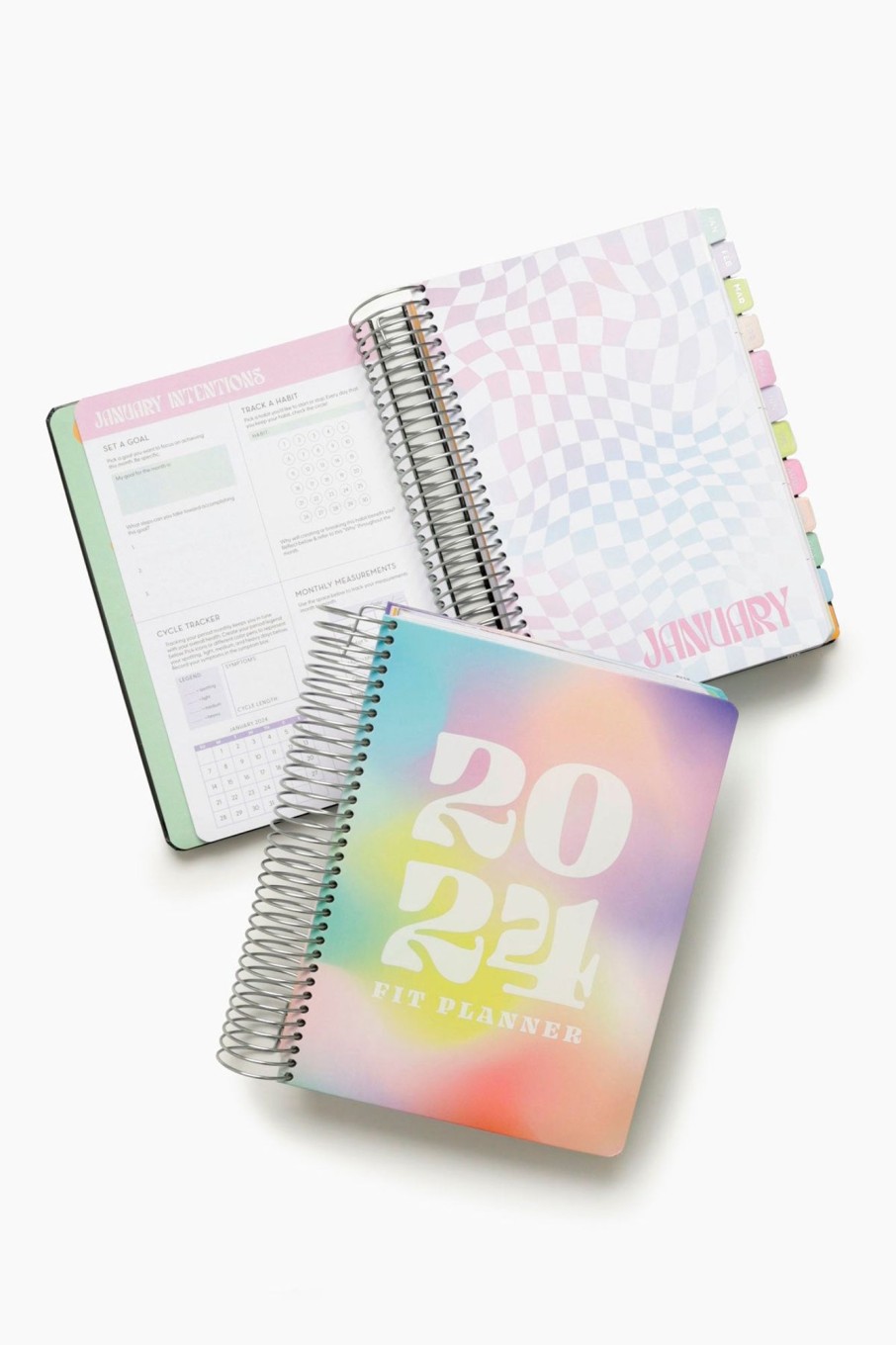 Accessories POPFLEX | 2024 Fit Planner - Rainbow Gradient