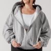 Tops POPFLEX | Zip Cloud Hoodie - Heather Grey