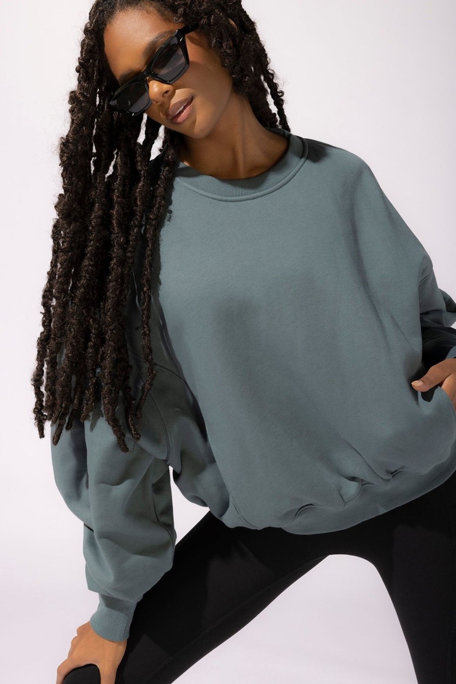 Tops POPFLEX | Brunch Sweater - Teal