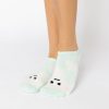 Accessories POPFLEX | Angry Face Low Rise Socks - Green Tie Dye