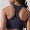 Tops POPFLEX | Sweat Sesh Crop Top - Smoky Navy