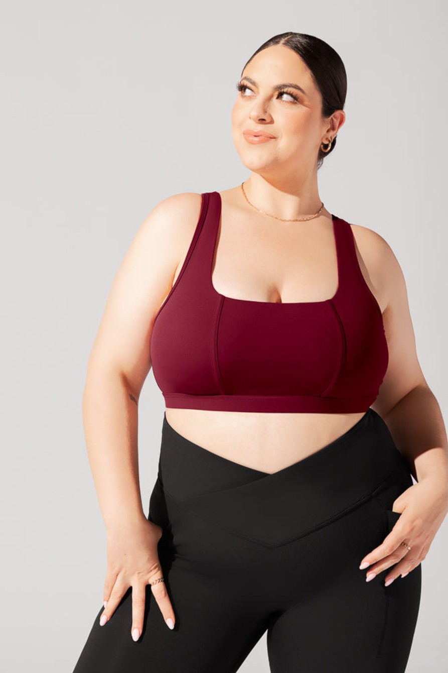 Tops POPFLEX | Corset Bra - Crimson