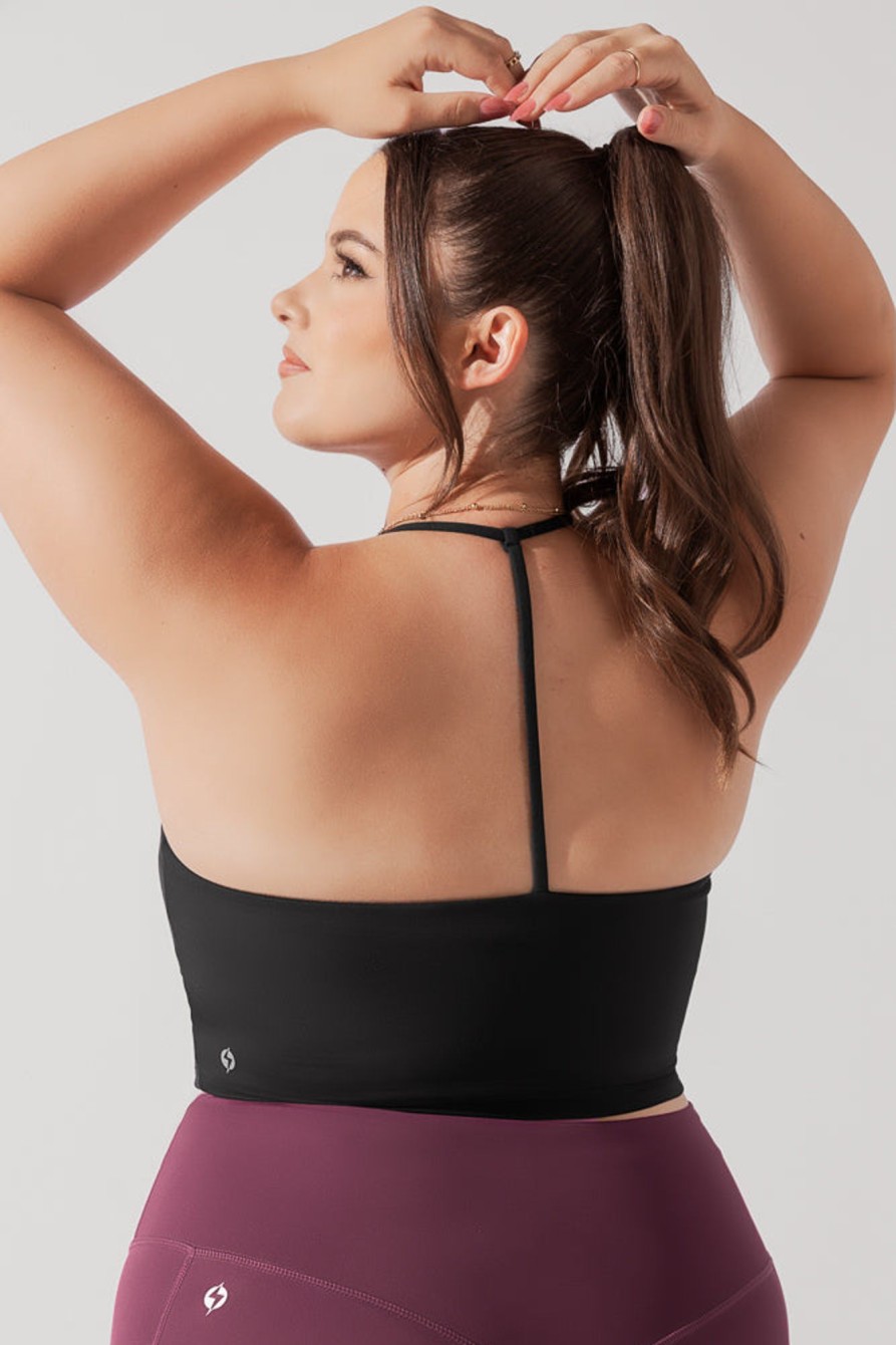 Tops POPFLEX | Flexy Crop Top - Black