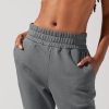 Bottoms POPFLEX | Cloud Rollover Sweatpant - Smoke