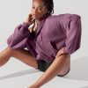 Tops POPFLEX | Zip Cloud Hoodie - Deep Plum