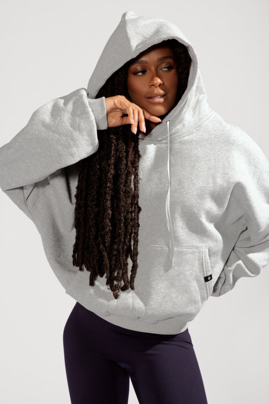 Tops POPFLEX | Pullover Cloud Hoodie - Heather Grey