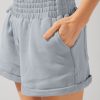 Bottoms POPFLEX | Ooey Gooey Lounge Shorts With Pockets- Bookworm Blue