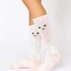 Accessories POPFLEX | Heart Eyes Mid-Calf Gym Socks - Pink Tie Dye