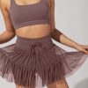 Bottoms POPFLEX | Pirouette Tiered Skort - Peppercorn