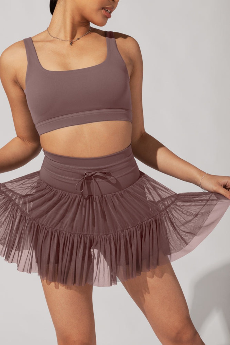 Bottoms POPFLEX | Pirouette Tiered Skort - Peppercorn