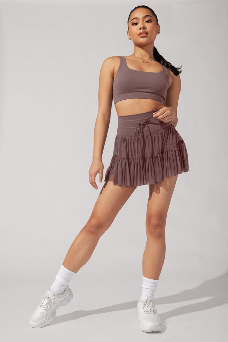 Bottoms POPFLEX | Pirouette Tiered Skort - Peppercorn