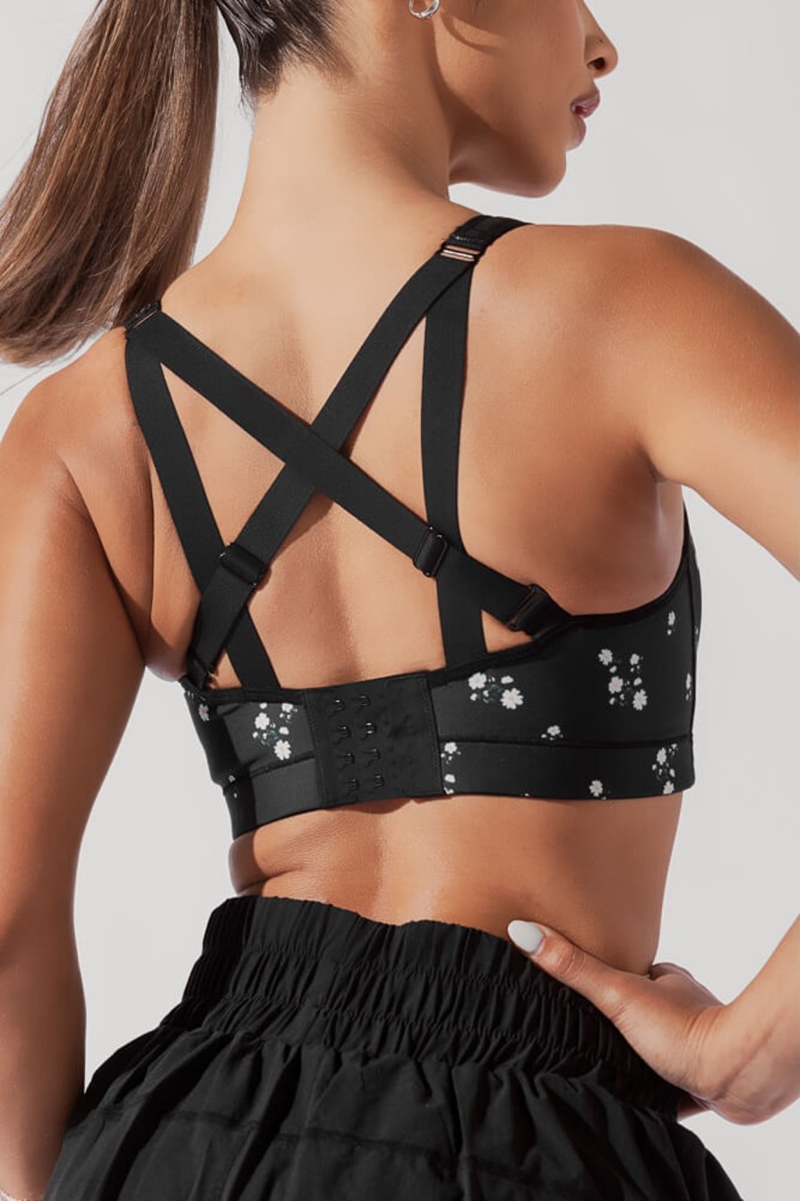 Tops POPFLEX | Superbra - Black Folkfloral